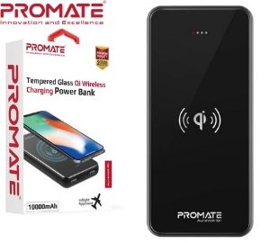 PROMATE AURAVOLT10 CARGADOR INALAM Y BATERIA 10000 NEGRO