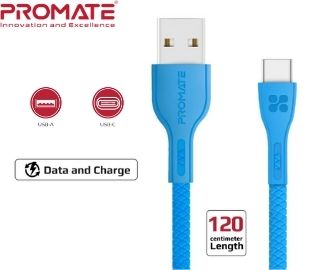 PROMATE POWERBEAM-C CABLE USB-C 1,2 M AZUL