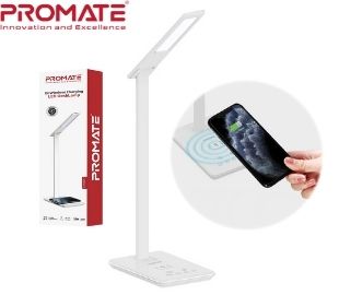 PROMATE AURALIGHT LAMPARA LED Y CARGADOR INALAMBRICO 10W WH