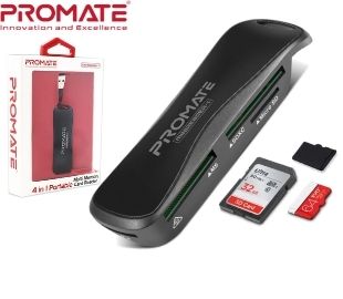 PROMATE MINIREADER-1 LECTOR DE TARJETAS MICROSD/SD/MS/M2