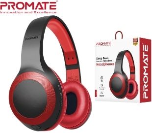 PROMATE LABOCA.RED HEADPHONES BT CON MICROFONO ROJO