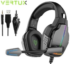 VERTUX DENALI.RED HEADSET GAMING ROJO