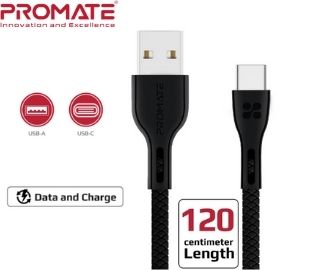 CABLE USB-C 1.2M PROMATE POWERBEAM-C NEGRO
