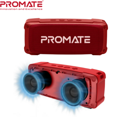 PARLANTE BT 6W PROMATE OUTBEAT ROJO