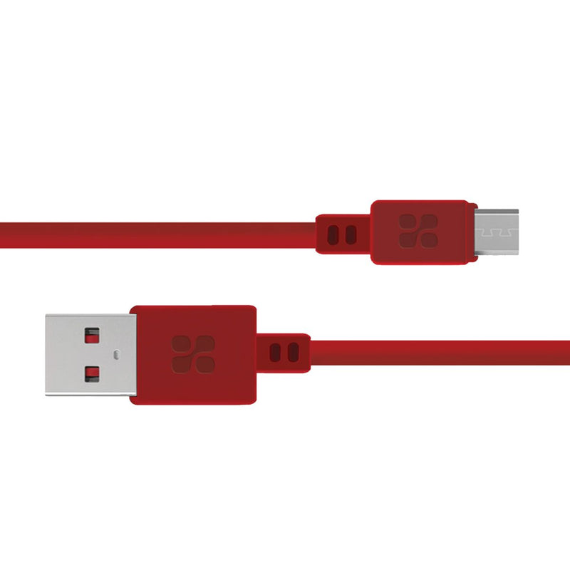 CABLE MICRO USB 2M PROMATE MICROCORD-2 ROJO