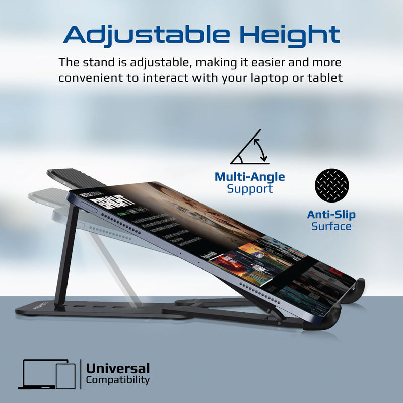 STAND DE ALUMINIO P/NOTEBOOK HASTA PROMATE pocketmount.grey