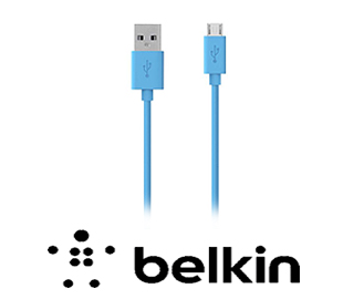 BELKIN F2CU012BT04-BLU CABLE MICRO USB BLUE 1.2MTS