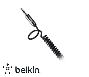 BELKIN AV10126TT06-BLK CABLE JACK 3.5MM EXTENSIBLE BLACK 1.8