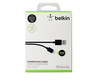BELKIN F8J023BT04-BLK CABLE LIGHTNING NEGRO 1.2M