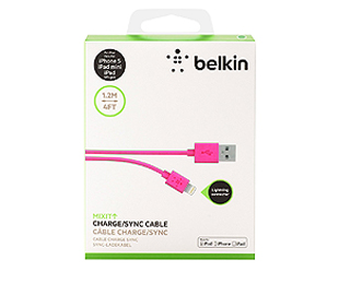 BELKIN F8J023BT04-PNK CABLE LIGHTNING ROSA 1.2M (D)