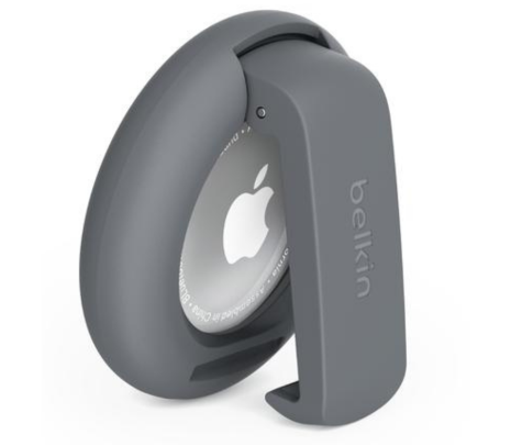 BELKIN MSC012BTDG HOLDER P/AIR TAG C/CLIP P/LLAVES DARK GRAY