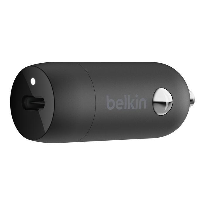 CARGADOR P/AUTO BELKIN CCA004BTBK USB-C 30W BLACK