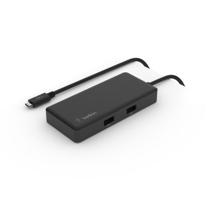 ADAPTADOR HUB USB-C 5 EN 1 BELKIN INC008TTBK MULTIPORT