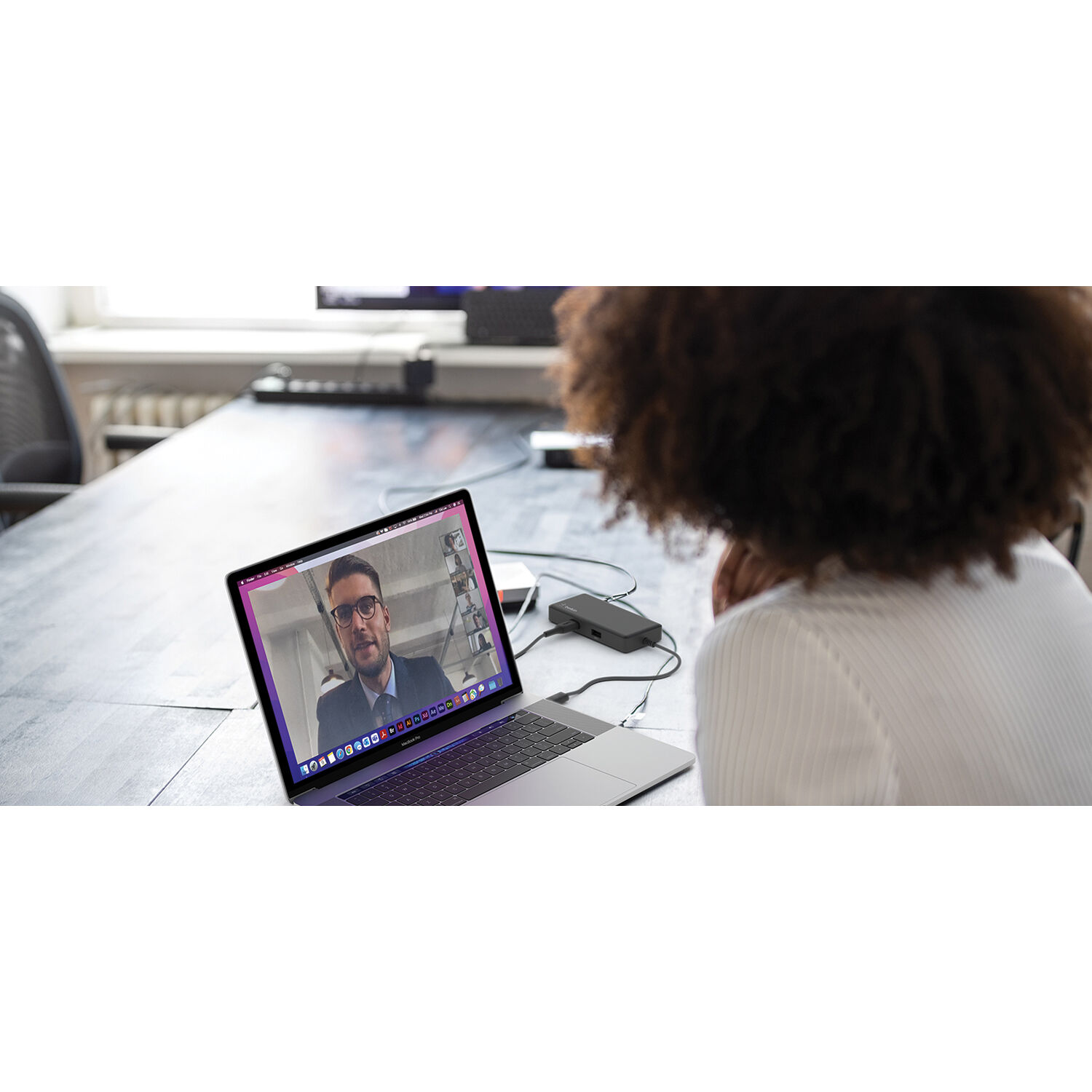 ADAPTADOR HUB USB-C 5 EN 1 BELKIN INC008TTBK MULTIPORT