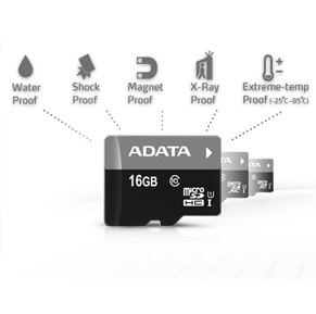 ADATA MICRO SDHC PREMIER 16GB C/ADAP CLASE 10 AUSDH16GUICL10