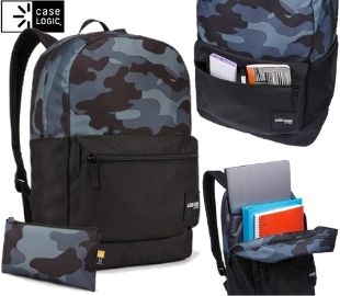 CASE LOGIC 3204235 MOCHILA COMMENCE CAMO/NEGRA 15.6"