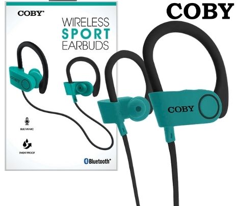 COBY CEBT415TRQ AURICULARES INALAMBRICOS SPORT BT
