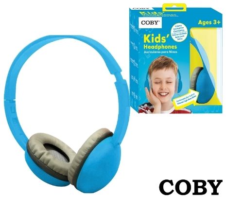 COBY CVH821BLU AURICULARES P/NInO INALAMBRICOS AZUL
