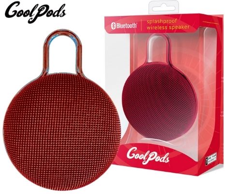 COOL PODS CPSTW310RD PARLANTES INALAMBRICOS SPLASH PROOF BT
