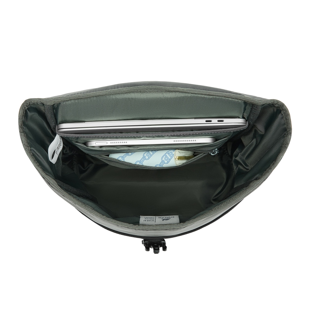 Mochila Roll Top RIVA CASE 7826 Black ECO 17L 14