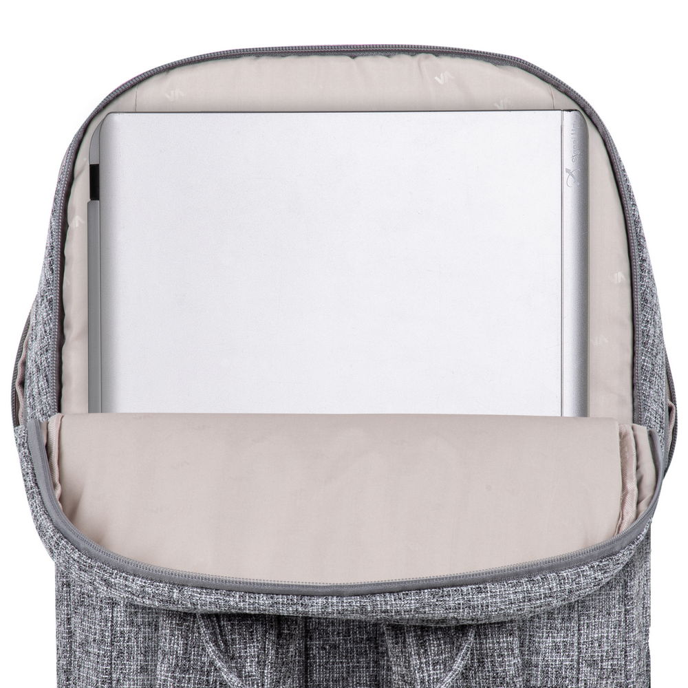 Mochila Laptop 15.6 RIVACASE 7962 Light Grey 20L