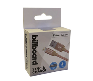 BILLBOARD BB269 CABLE LIGHTNING 0.9MT ROSE GOLD