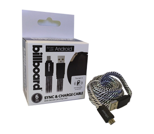 BILLBOARD BB1590 CABLE MICRO USB 1.8MT CORDONNEGRO C/ESTUCHE