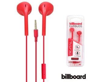 AURICULARES BILLBOARD BB257 ROJO