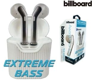 BILLBOARD BB2808 EAR BUDS TRUE WIRELESS BLANCO C/BASE CARGA
