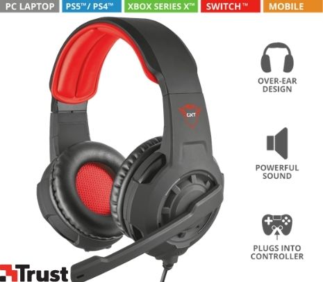 TRUST 21187 HEADSET GAMING GXT310 RADIUS NEGRO PC/CONSOLAS R
