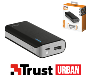 TRUST UR 21224 BATERIA DE RESPALDO 4400 PRIMO NEGRO