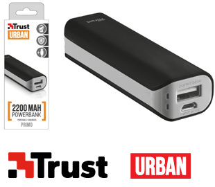 TRUST UR 21221 BATERIA DE RESPALDO 2200 PRIMO NEGRA