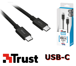 TRUST 21177 CABLE 3.1 5GBPS USB-C A USB-C 1M (D)