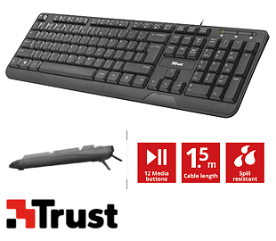 TRUST ES 22051 TECLADO ZIVA