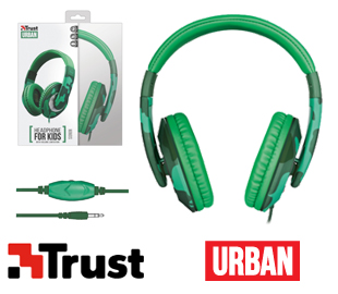 TRUST 22203 HEADPHONES SONIN JUNGLE CAMUFLADO