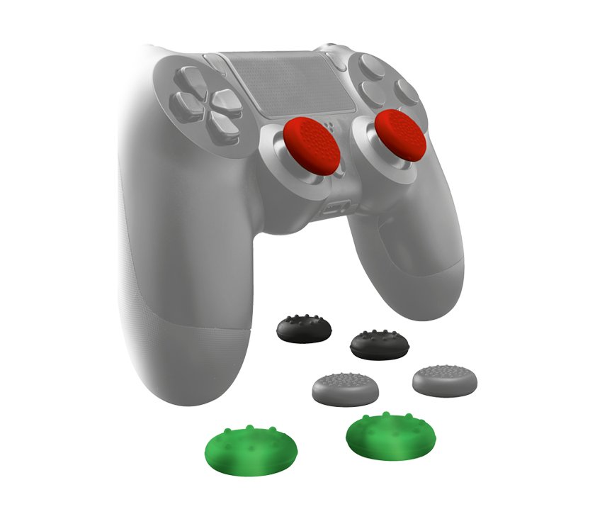GRIPS DE SILICONA TRUST PARA GAMEPAD PLAYSTATION 4