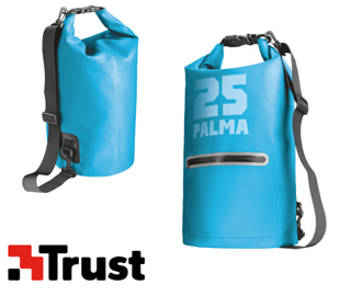 TRUST 22829 BOLSO PALMA AZUL 25L IMPERMEABLE (D)
