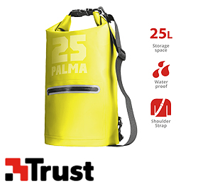TRUST 22830 BOLSO PALMA AMARILLO 25L IMPERMEABLE (D)