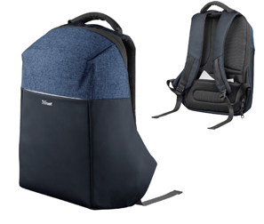 TRUST 23307 MOCHILA 15.6' NOX AZUL ANTI ROBO