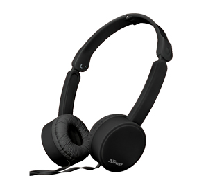 TRUST 23104 NANO HEADPHONES BLACK (D)