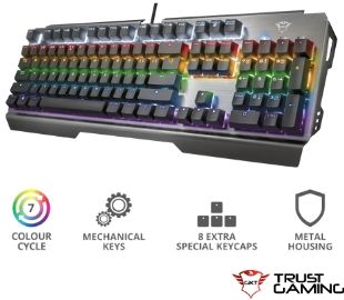 TECLADO MECANICO GAMING TRUST GXT877