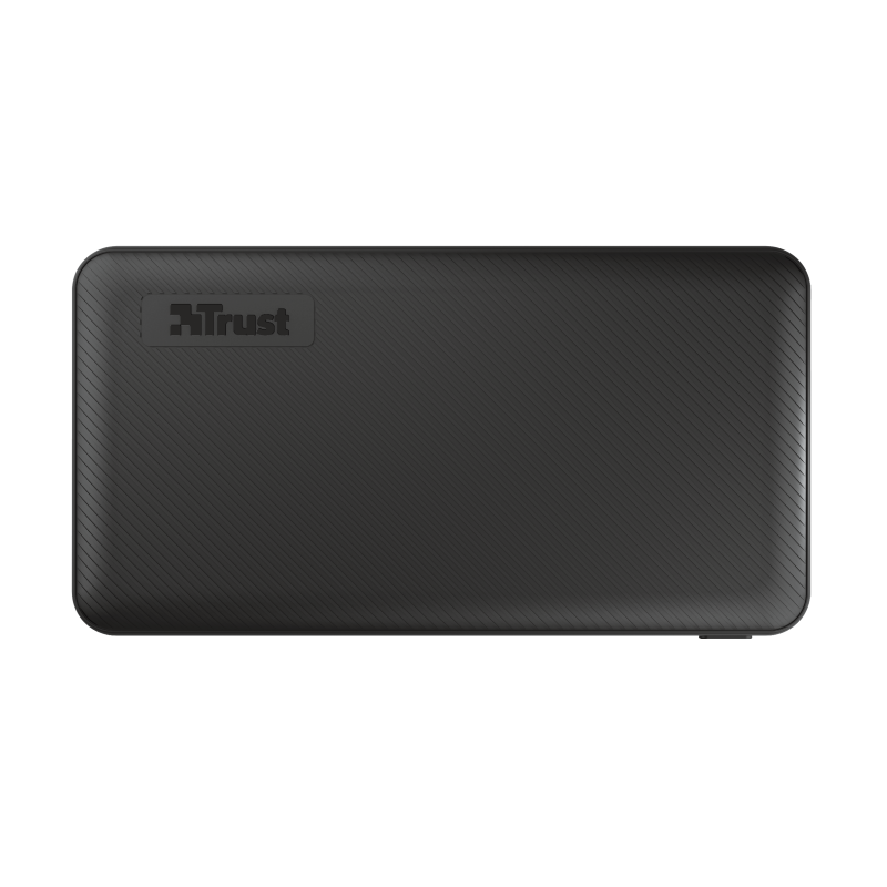 BATERIA DE RESPALDO POWER BANK TRUST 10 000 mAh NEGRA