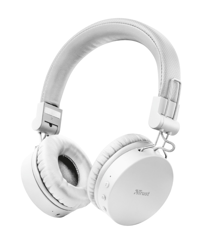 TRUST 23909 HEADPHONES TONES BT BLANCO