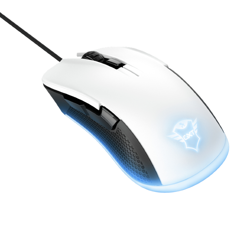 MOUSE GAMING TRUST YBAR GXT922W BLANCO