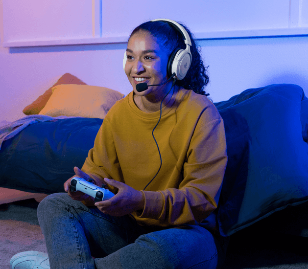 Auriculares GAMING TRUST 24716 GXT498W FORTA PS5 Blanco