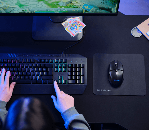 MOUSE + MOUSEPAD GAMING TRUST 25070 GXT112 FELOX