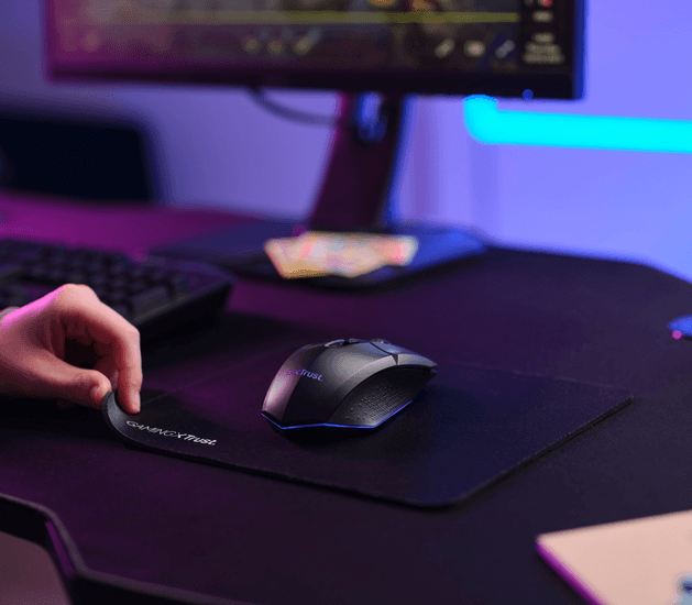 MOUSE + MOUSEPAD GAMING TRUST 25070 GXT112 FELOX