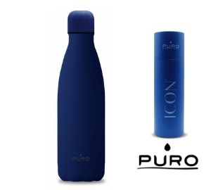 PURO ICON WB500ICON1DKBLUE BOTELLA ACERO INOX 500ML AZUL