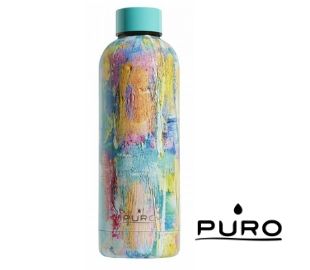 PURO TROPIC WB500STREETDW2LBLUE BOTELLA ACERO 500ML