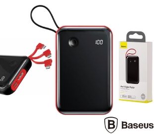 BASEUS PPXF-A01 MINI BATERIA 10000MAH (CON CAB USB-C )NEGRO